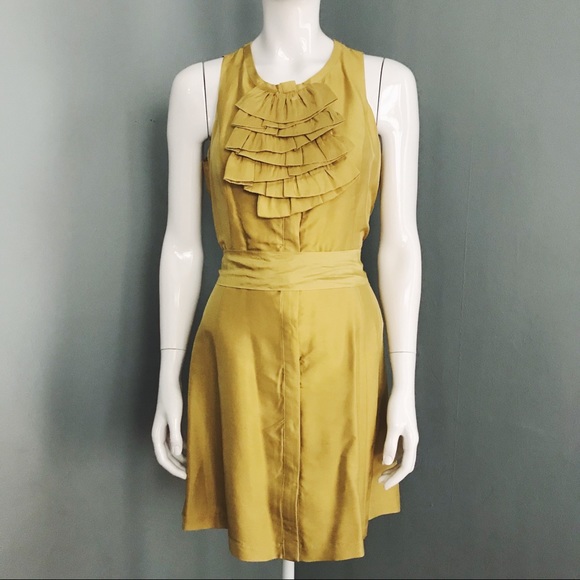 Forever 21 Dresses & Skirts - 🆕 Silk Tie-Waist Dress with Ruffle